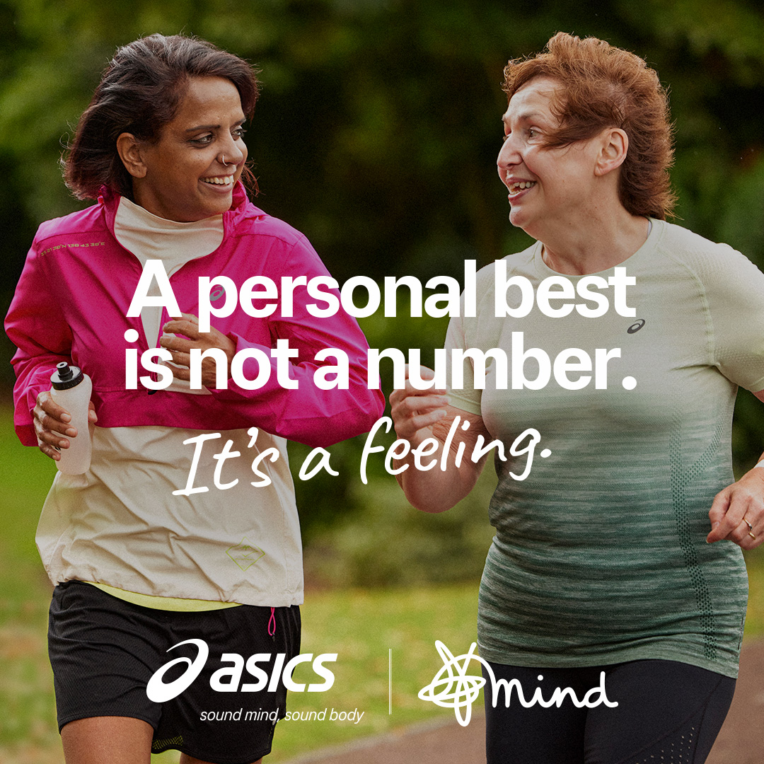 Mind ASICS mark World Mental Health Day by launching New Personal Best campaign Mind